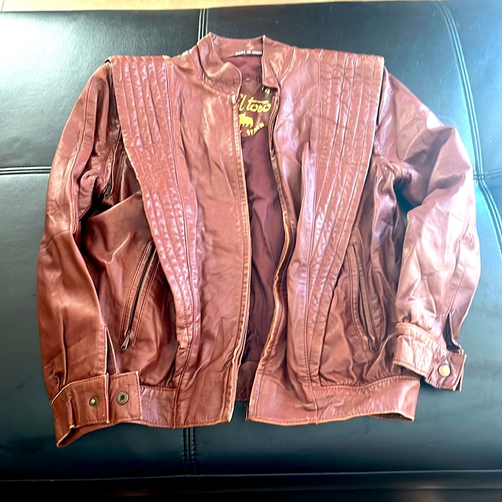 EL TORO GENUINE LEATHER JACKET SMALL